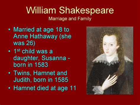 shakespeare married at the age of 18