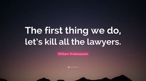 shakespeare quote about killing lawyers