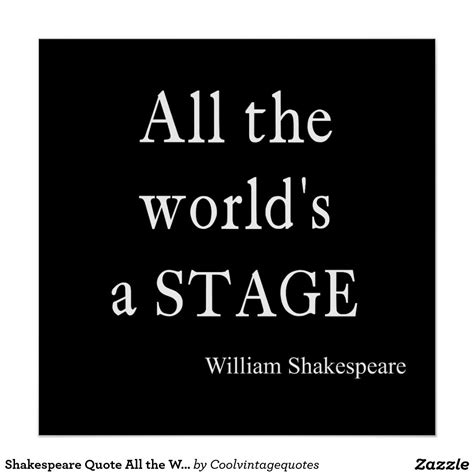shakespeare quotes about life being a stage