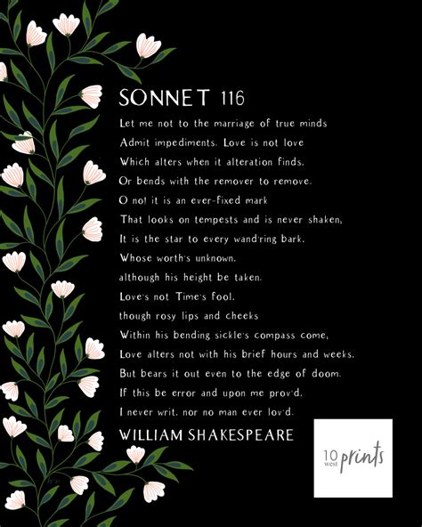 shakespeare sonnet 116 tone