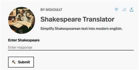 shakespeare translator to english pickaxe