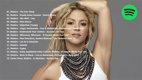 shakira greatest hits youtube