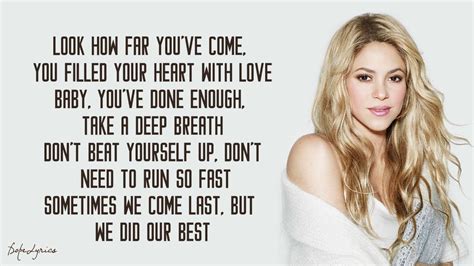 shakira lyrics new song