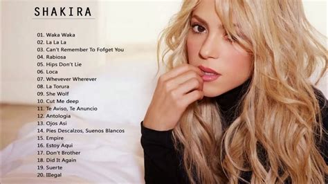 shakira most famous songs