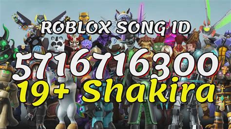 shakira roblox id code