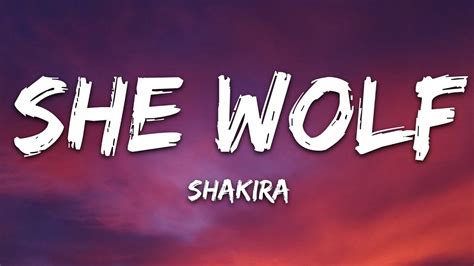 shakira she wolf english lyrics