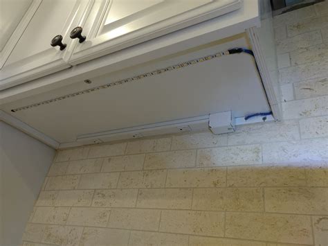 Shallow Electrical Box Under Cabinet