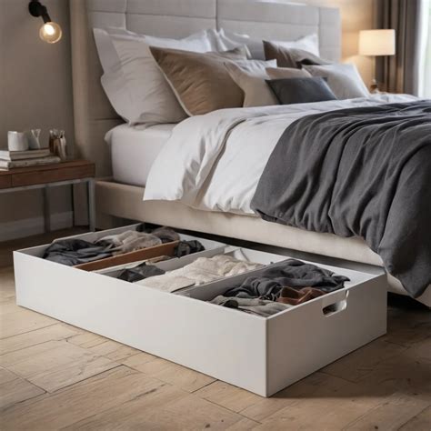 Shallow Under Bed Storage Bins