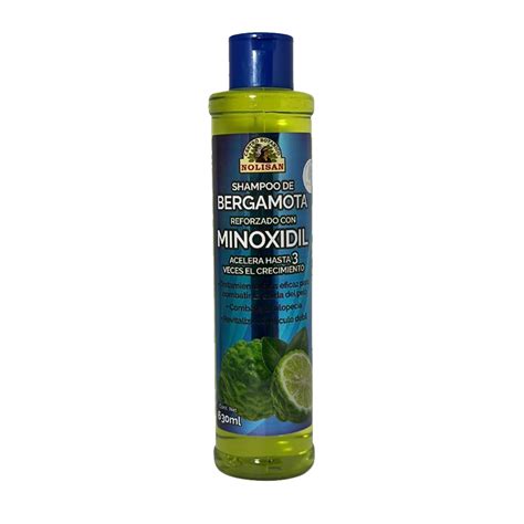 shampoo de bergamota con minoxidil nolisan