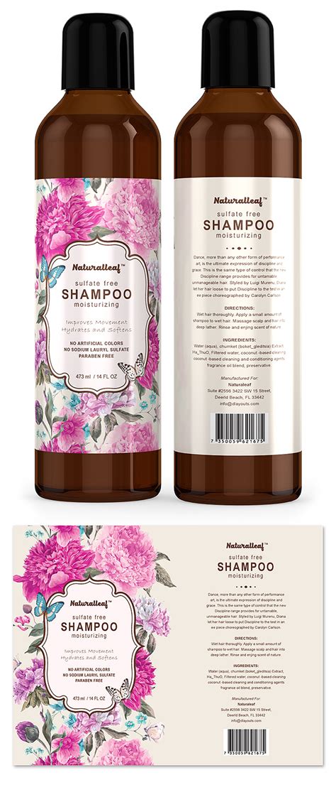 Shampoo Label Details