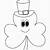 shamrock printable coloring pages