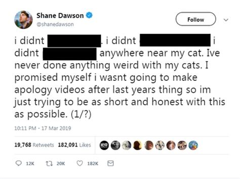 shane dawson apology video script