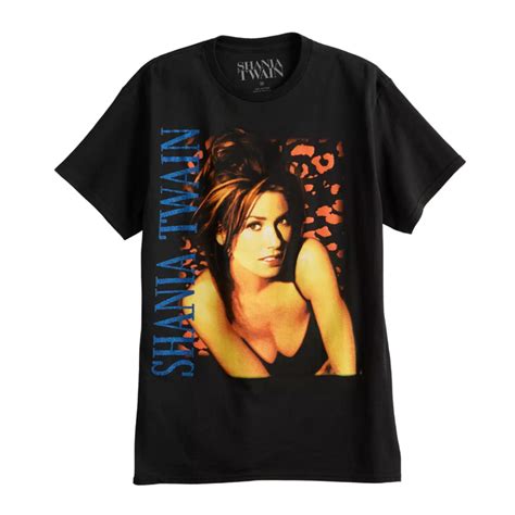 shania twain 90's concert shirt design