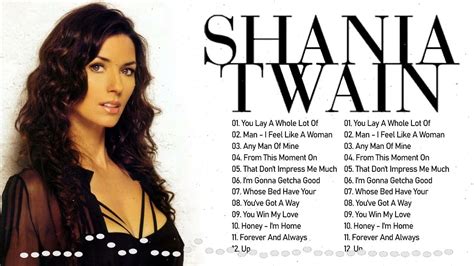 shania twain songs in order