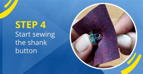 Shank Button Sewing