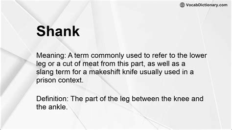 Shank Name Meaning
