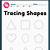 shape tracing worksheets pdf