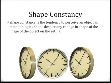 shape constancy example