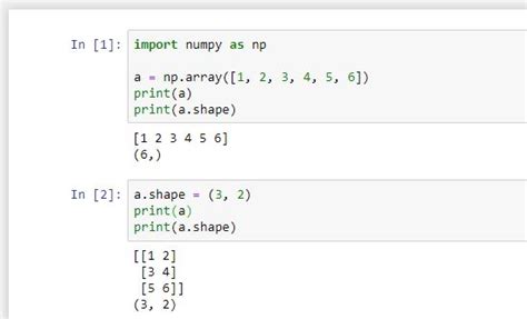 shape function in python