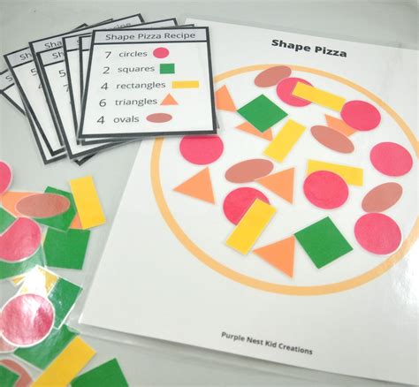 Shape Pizza Printable