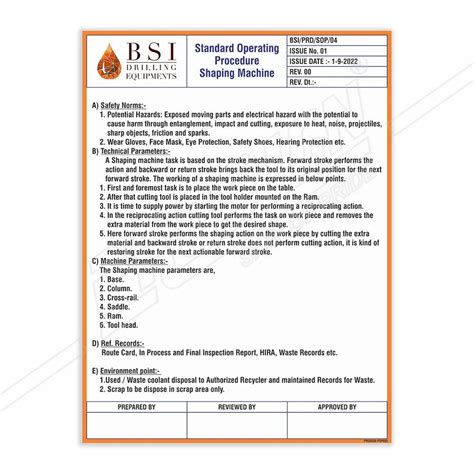 Shaping Machine Safety