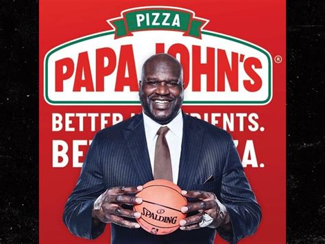 Shaquille O'Neal and Papa John's