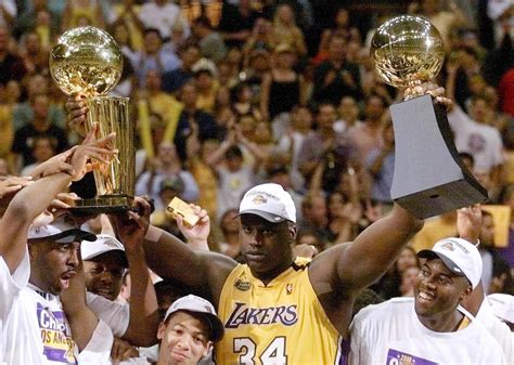 Shaquille O'Neal MVP trophy