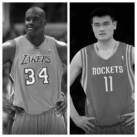 shaq vs yao ming stats