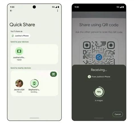 share file using qr code