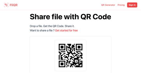 share file with qr code