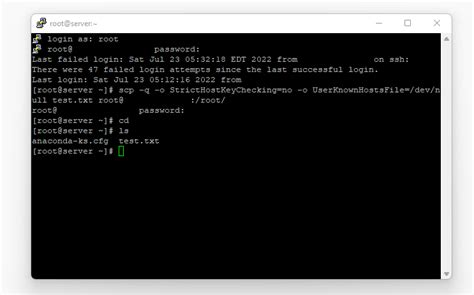 share files between two linux servers