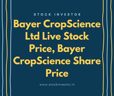 share price of bayer cropscience ltd