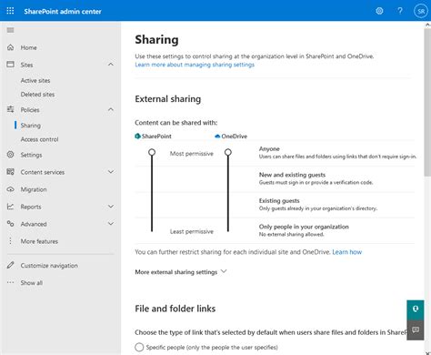 share sharepoint document library with external users