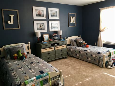 Ideas for a Shared BOYS Bedroom (...yay, all done