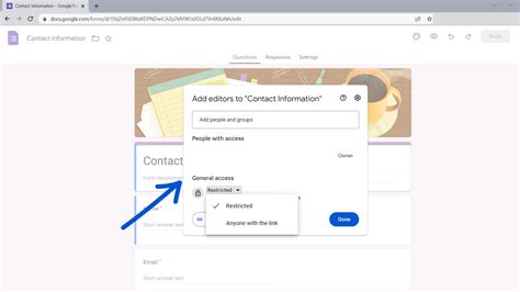 Shared Google Form