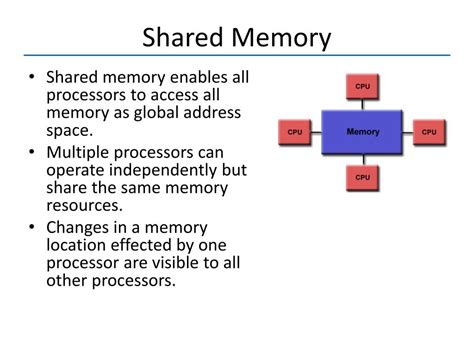 shared memory parallel vs distributed memory parallel