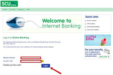 sharepoint credit union online banking login