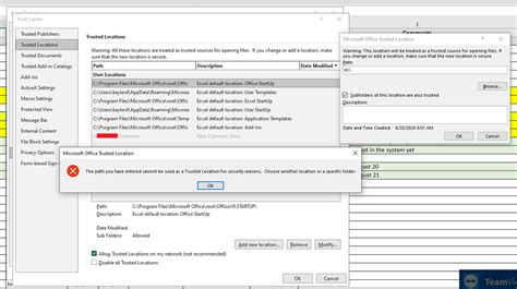 Sharepoint Excel Security Warning