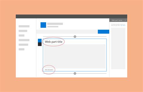 sharepoint web part descriptions
