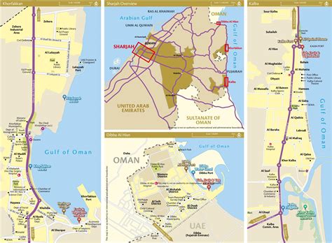 sharjah maps