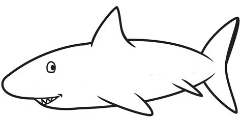 55+ Shark Shape Templates, Crafts & Colouring Pages Free & Premium