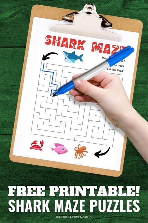Shark Puzzles Printable Free