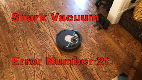 Shark Robot Vacuum Error Code 2