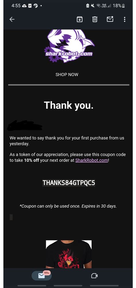 Sharkrobot Free Shipping Code