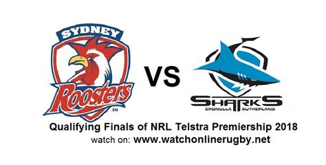 sharks vs roosters live