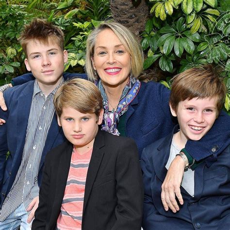 sharon stone and children pics