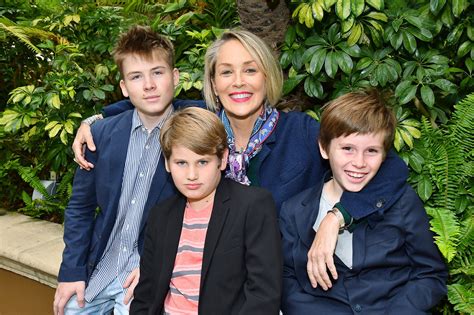 sharon stone and her sons