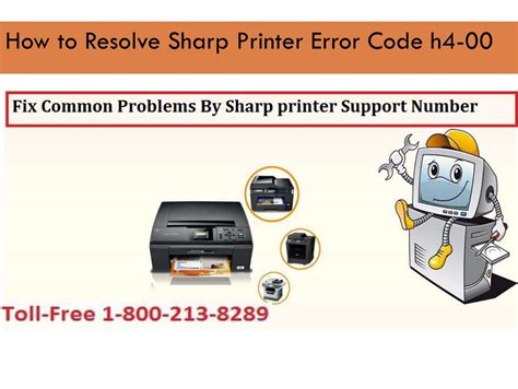 Sharp Error Code H4-00