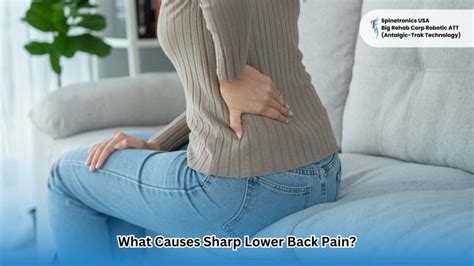 Sharp Lower Back Pain When Stepping Down