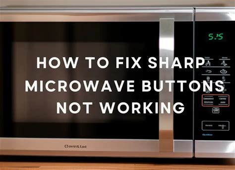 Sharp Microwave Issues